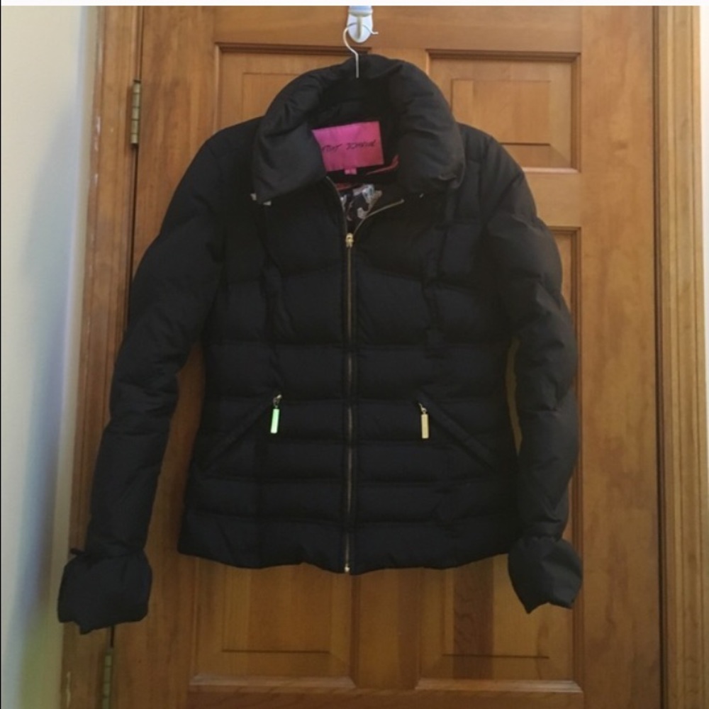 Betsy Johnson down jacket!