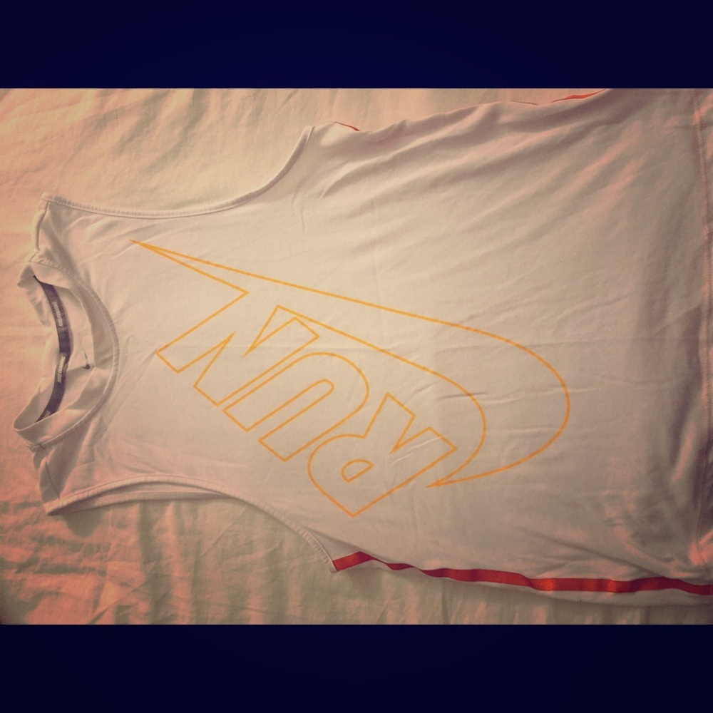 White muscle tee