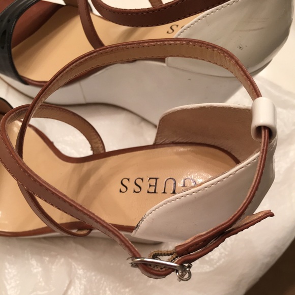 SALE! Guess multi color wedge heels. Saturday Sale - Picture 4 of 4