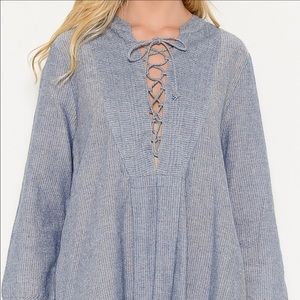Esley Dresses - 🆕Lace Up Woven Dress From Esley Collection Esley Dresses - 🆕Lace Up Woven Dress From Esley Collection