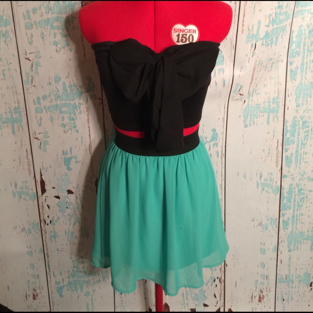 Lined Chiffon Mint Skirt