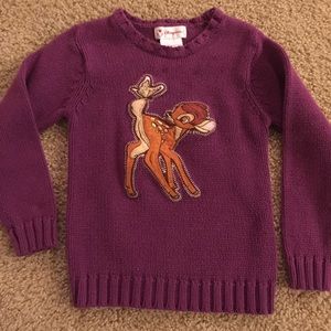 Hard to find Bambi Disney sweater
