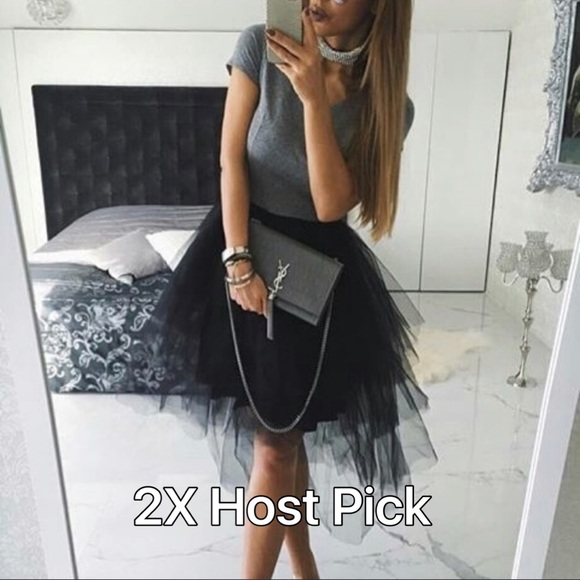 🆕Mesh Tiered Skirt - Picture 3 of 6