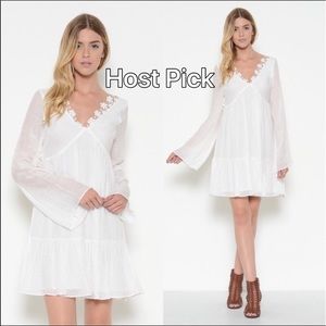 Esley Dresses - 🆕 Romantic Bell Shaped Sleeve V Neck Dress Esley Dresses - 🆕 Romantic Bell Shaped Sleeve V Neck Dress