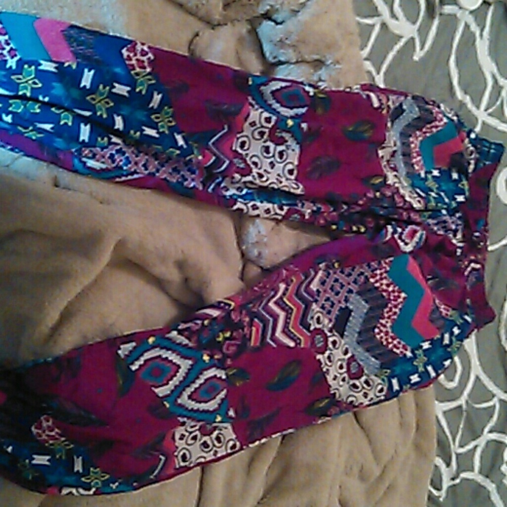 Multiple fabric materials, very bohemian style