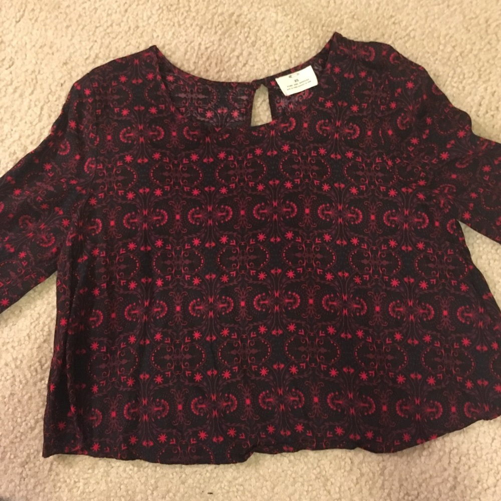 Urban Outfitters cuffed crop top