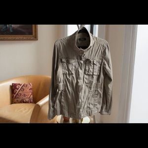 Saks Fifth Avenue Threads Army Green Safari Jacket