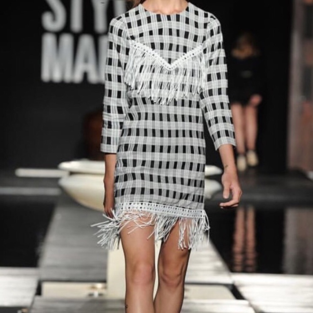 StyleMafia Plaid shift dress
