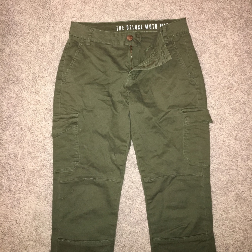 Dark green cargo pants