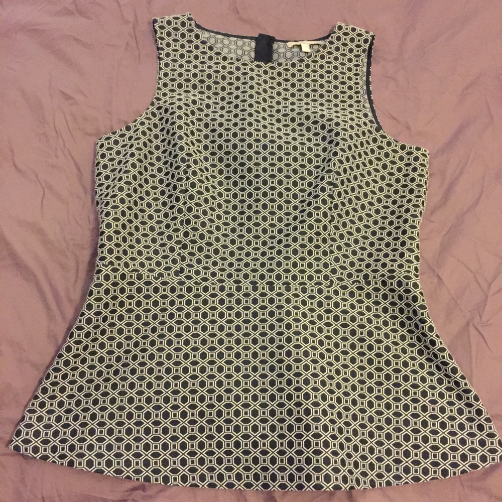 Banana Republic Back-Zip Blouse 16 Tall