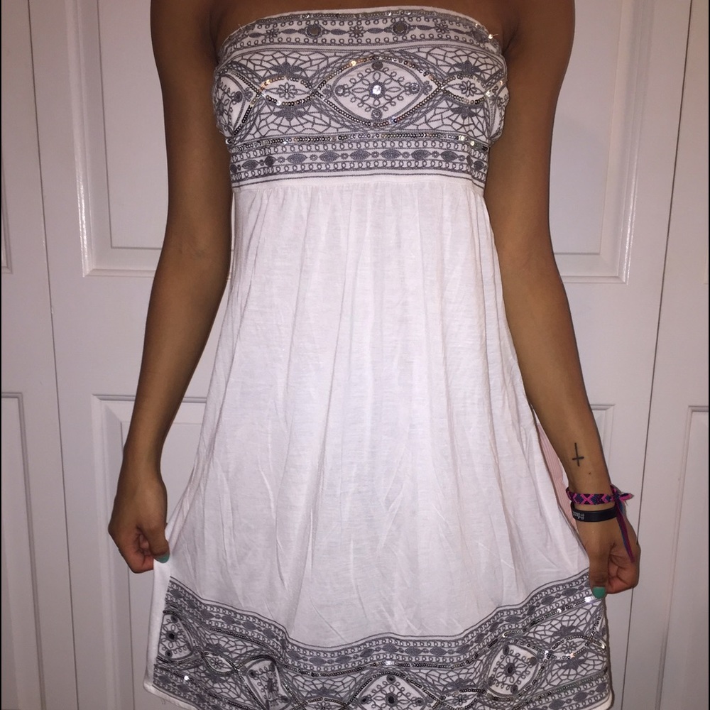 INC WHITE SWIMSUIT COVERUP