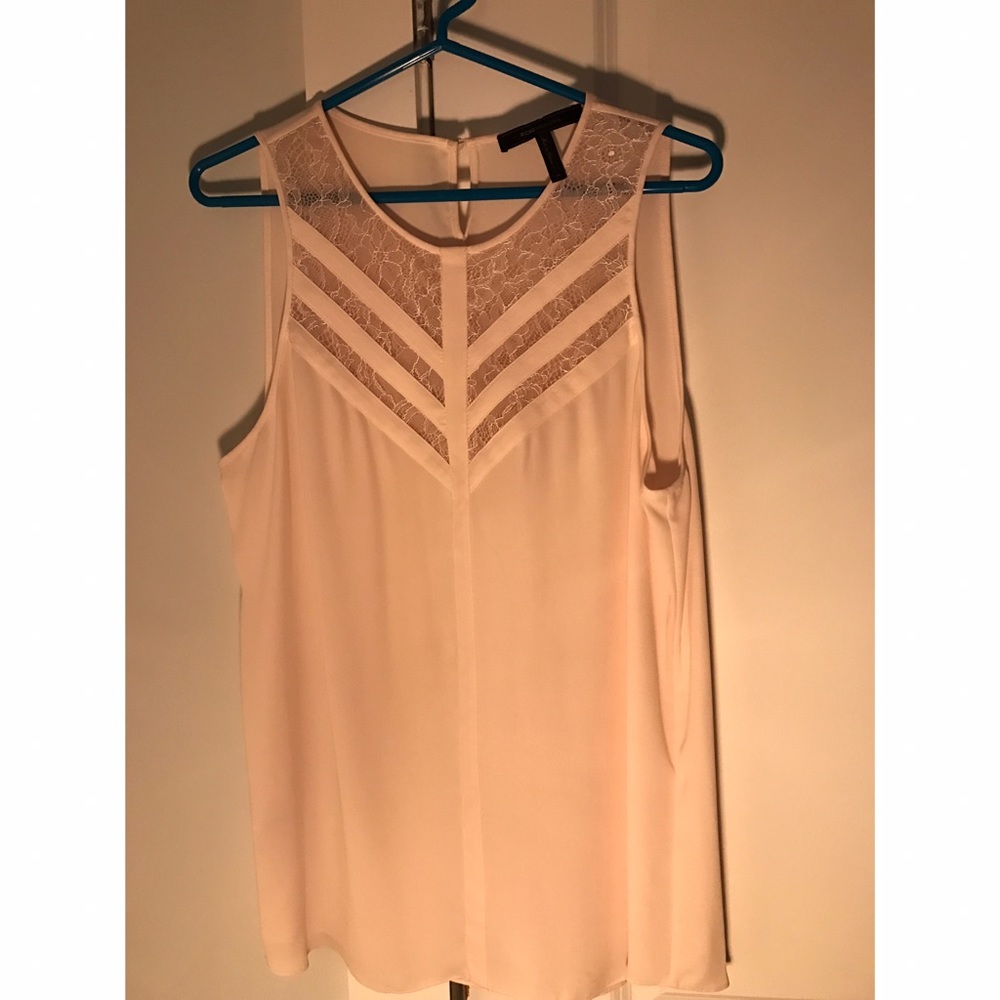 Brand new without tags BCBG cream top