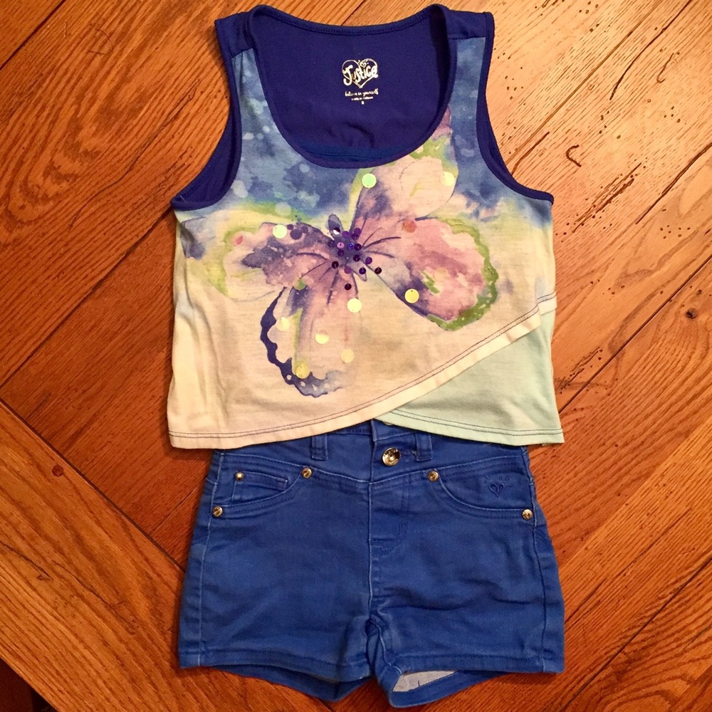 Girls JUSTICE 2pc outfit