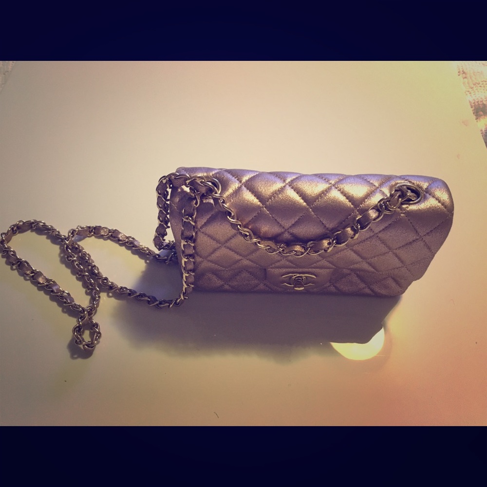 Chanel Pink Goatskin Leather Flapbag