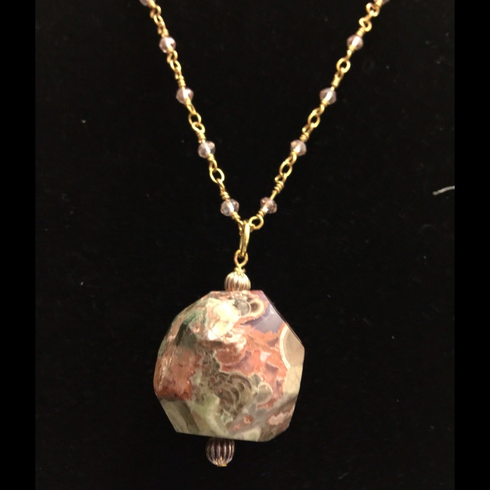 New Handmade stone Necklace