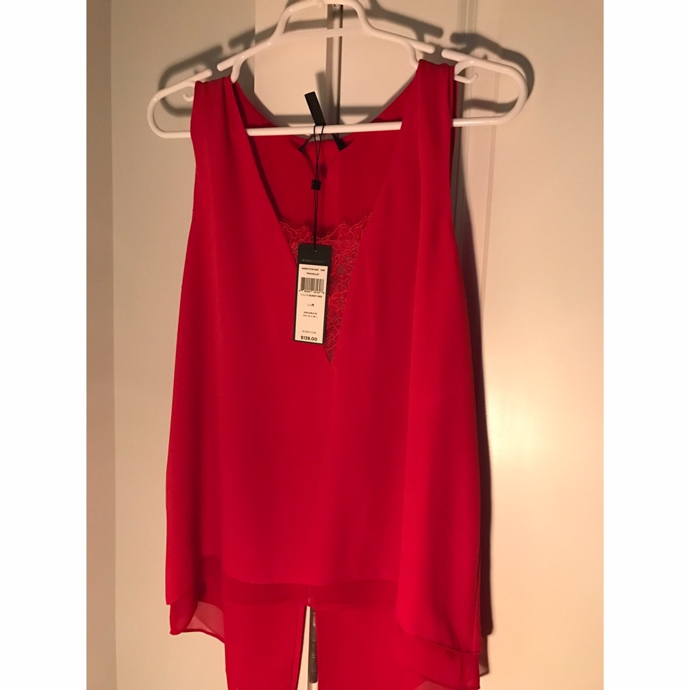 brand new with tag BCBG Red top