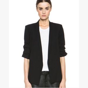 Helmut Lang Blazer Slouchy Suiting Modern Black 8