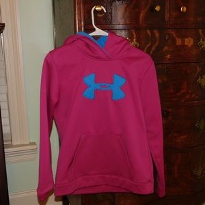 Under armour pink/purple sweatshirt
