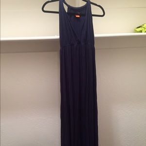 Navy blue maxi dress