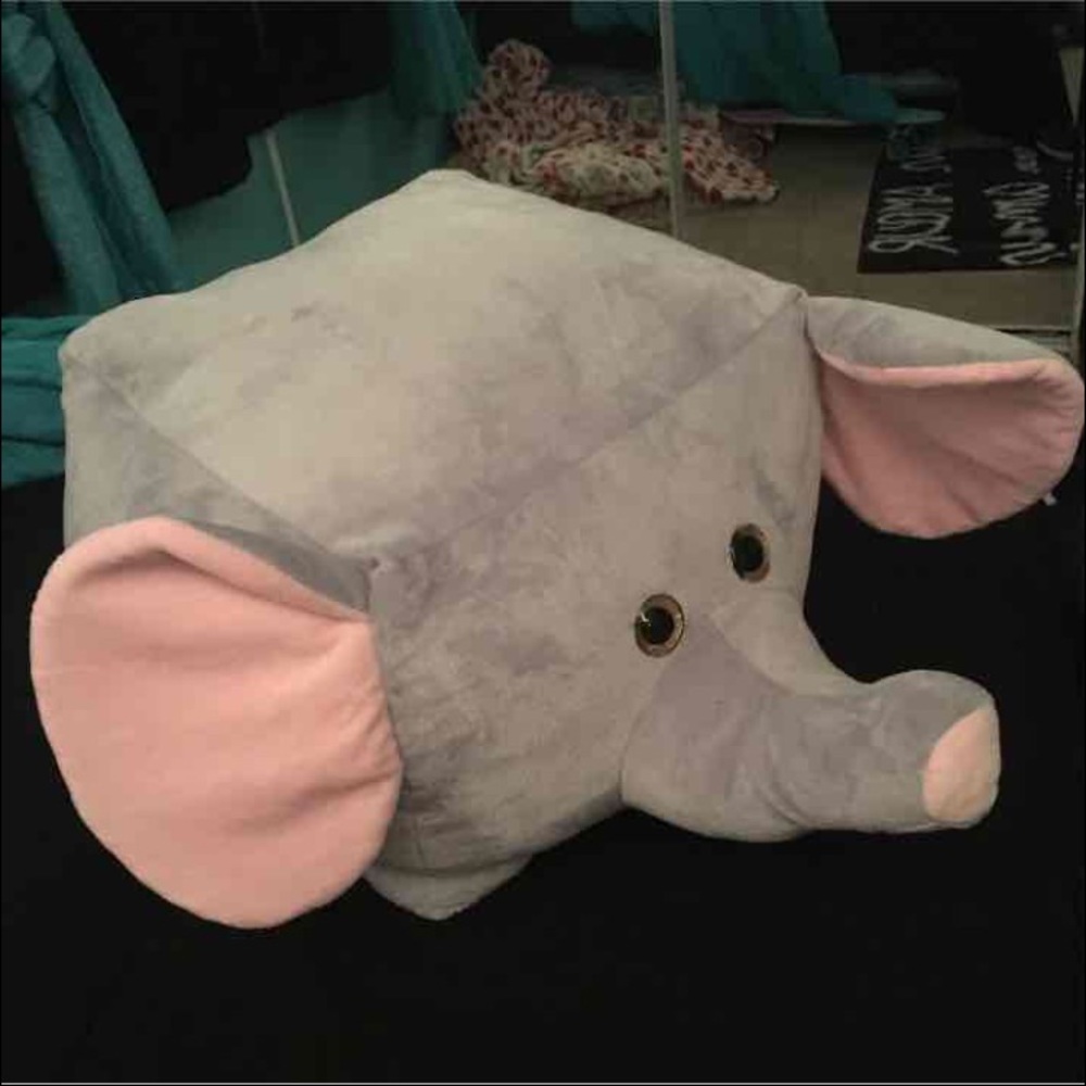 Giant square elephant plush