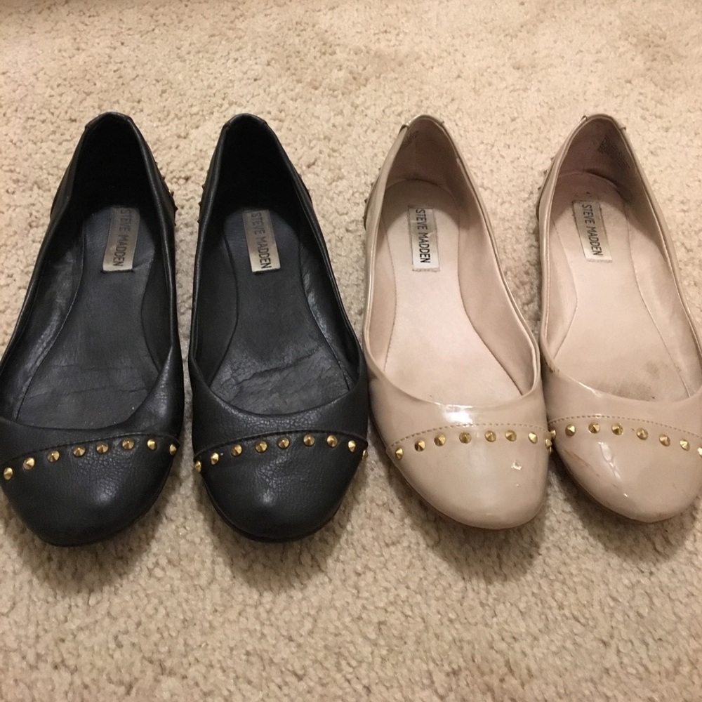 Two Pairs of Steve Madden Flats