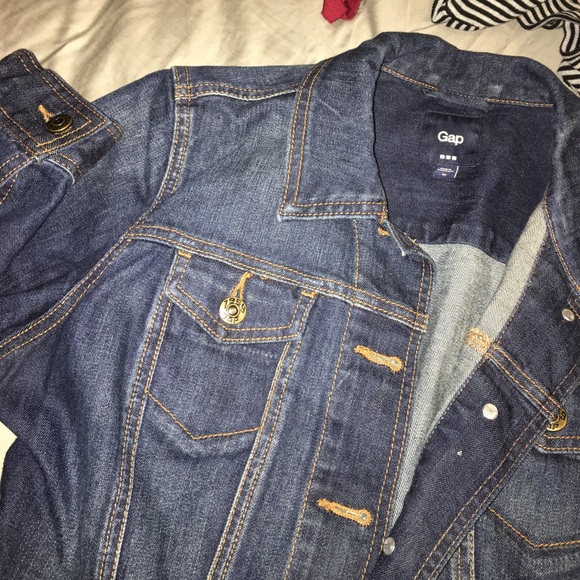 dark jean jacket - Picture 2 of 2