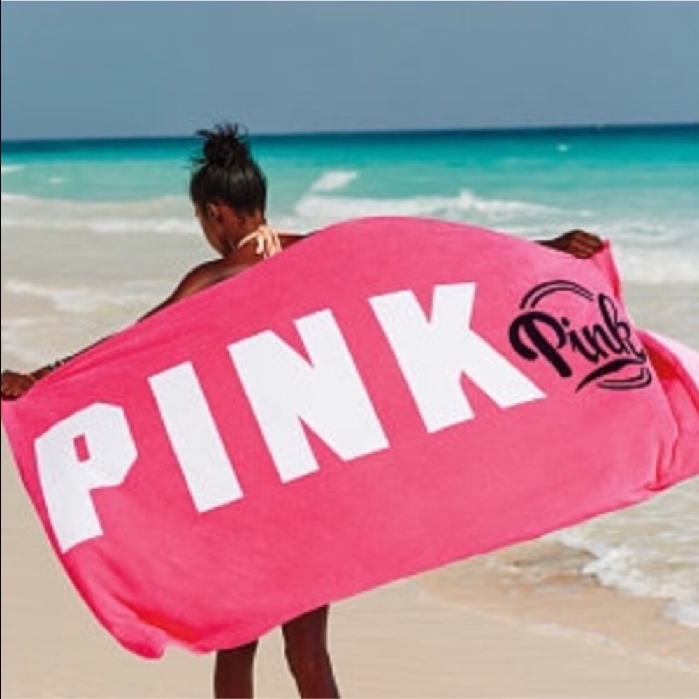 VS pink towel