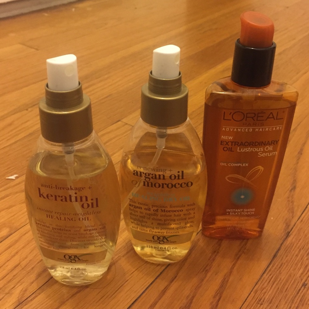 Bundle of 3 Hair Oils