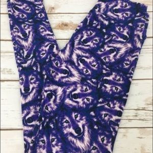 LuLaRoe OS Wolves Leggings 🐺