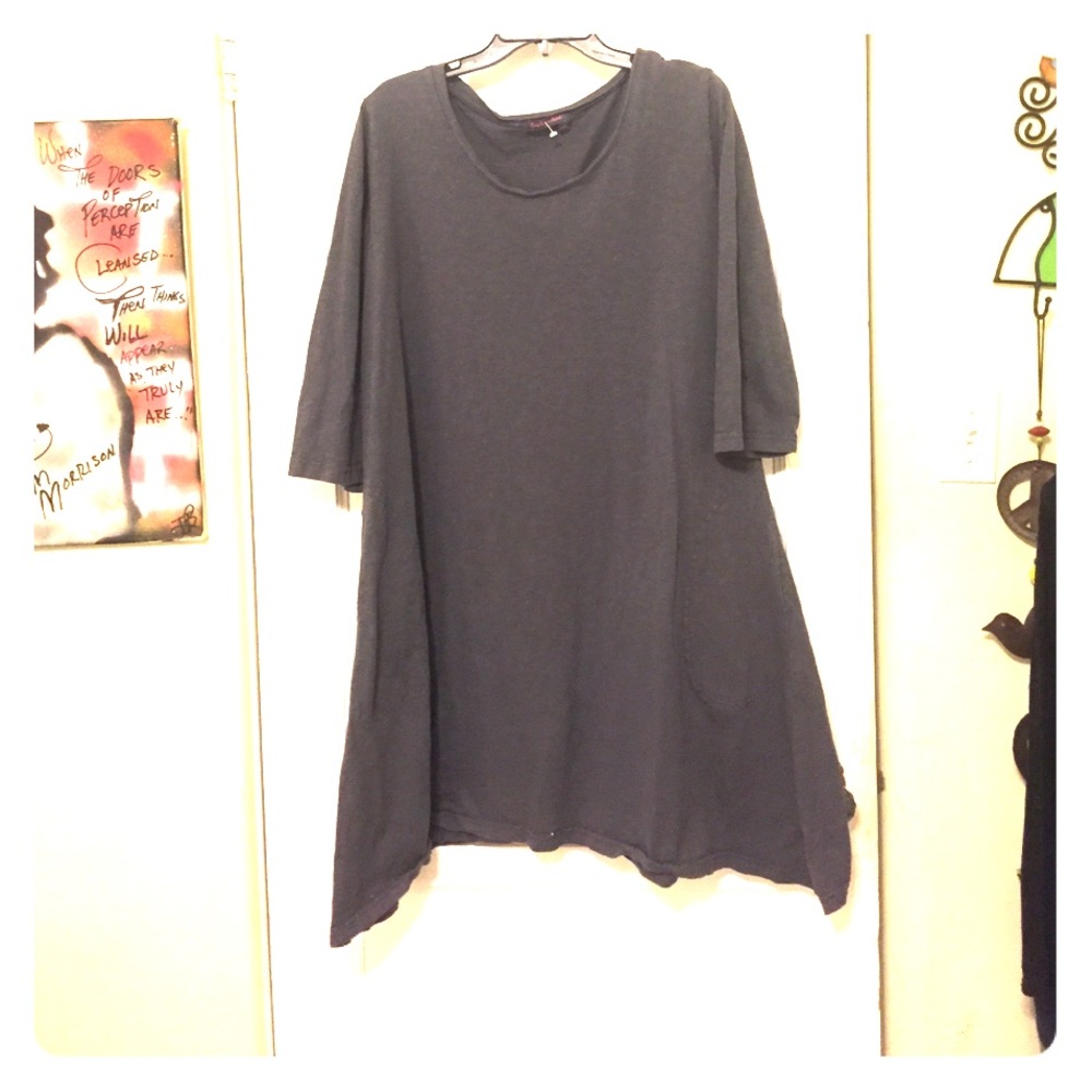 Fresh Produce Grey T-shirt Dress