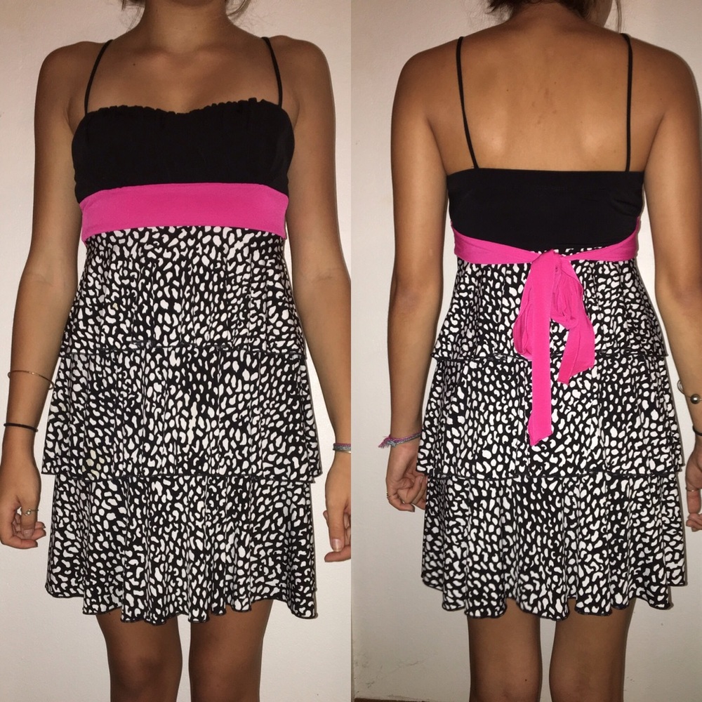 Animal print dress