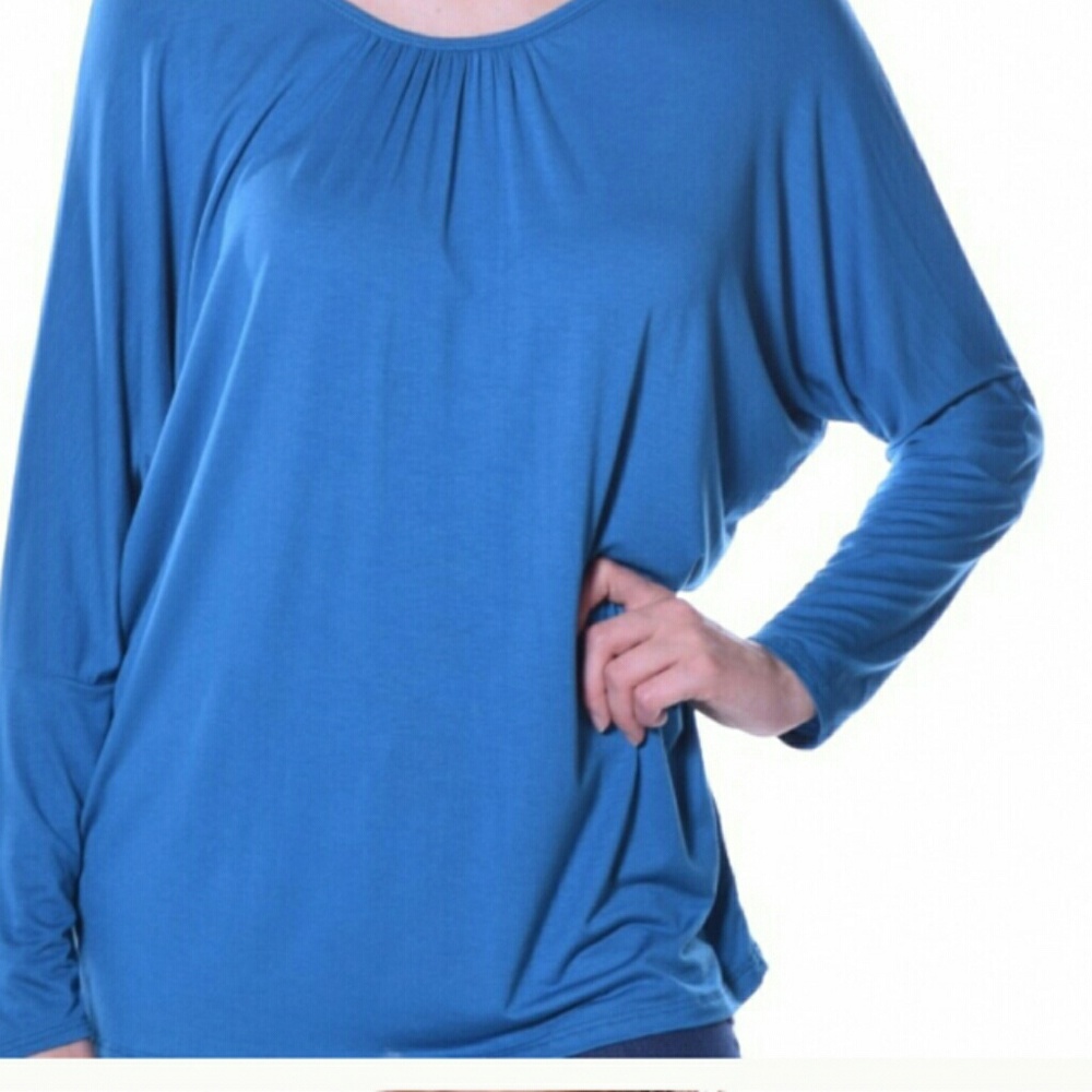 Soft Pinched Tunic Long Sleeve-New