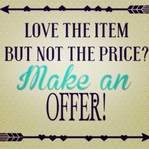 Now accepting offers, moving his month.