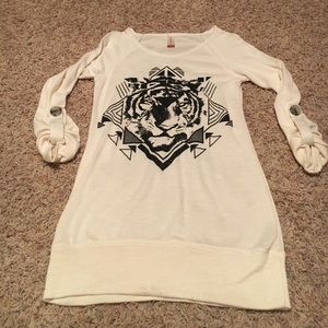 3/4 sleeve super soft sweater