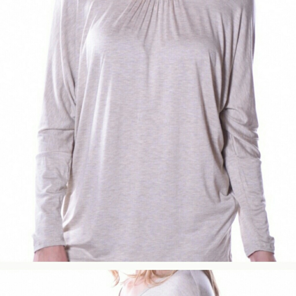 Soft Pinched Tunic Long Sleeve -New