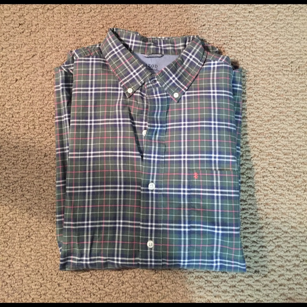 Izod button down (plaid)