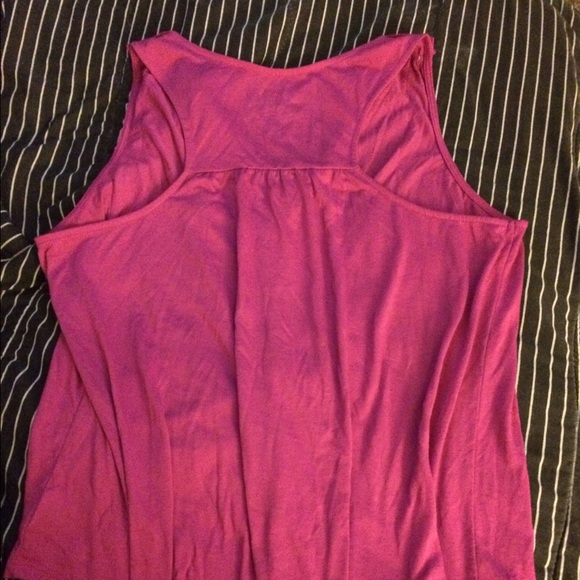 Pink, light weight tank top. Great for summertime! - Picture 2 of 3