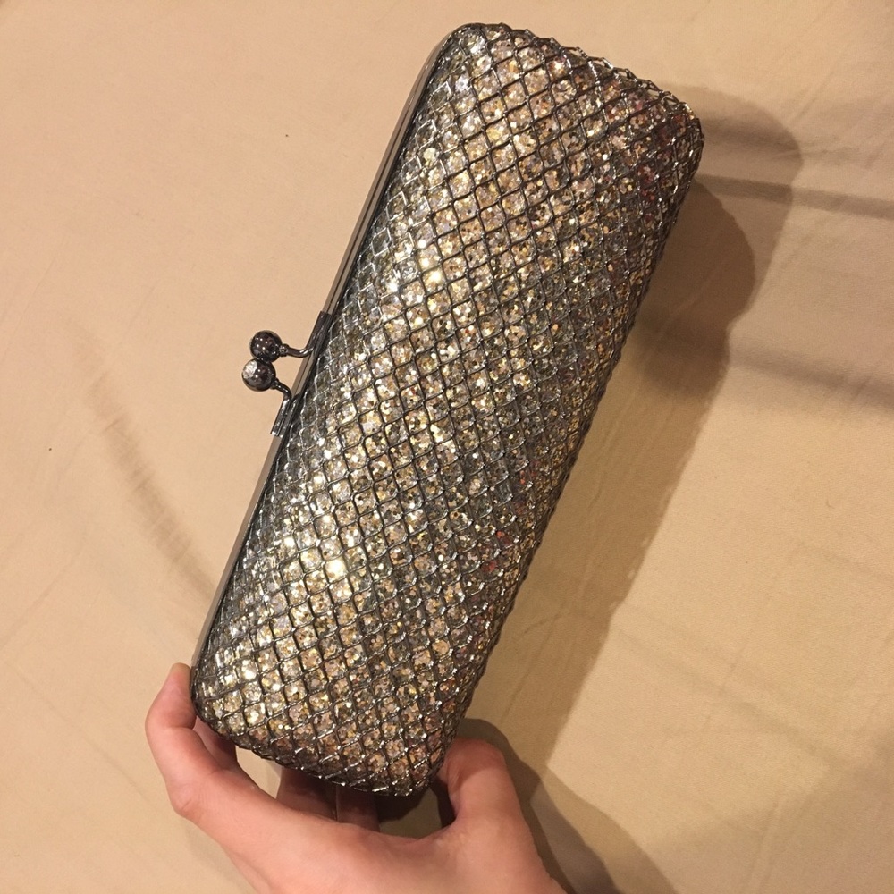 Detailed Silver Clutch