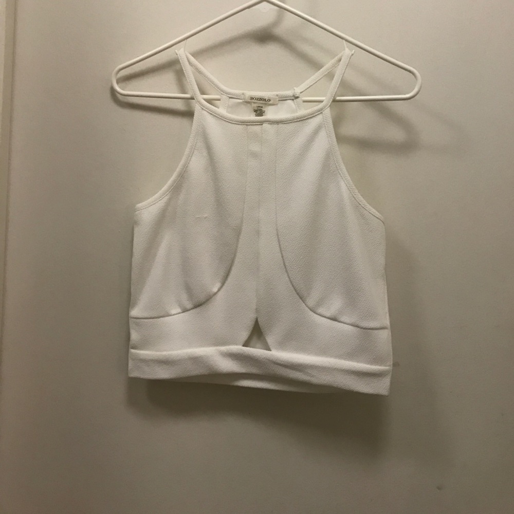 BNWOT White crop top
