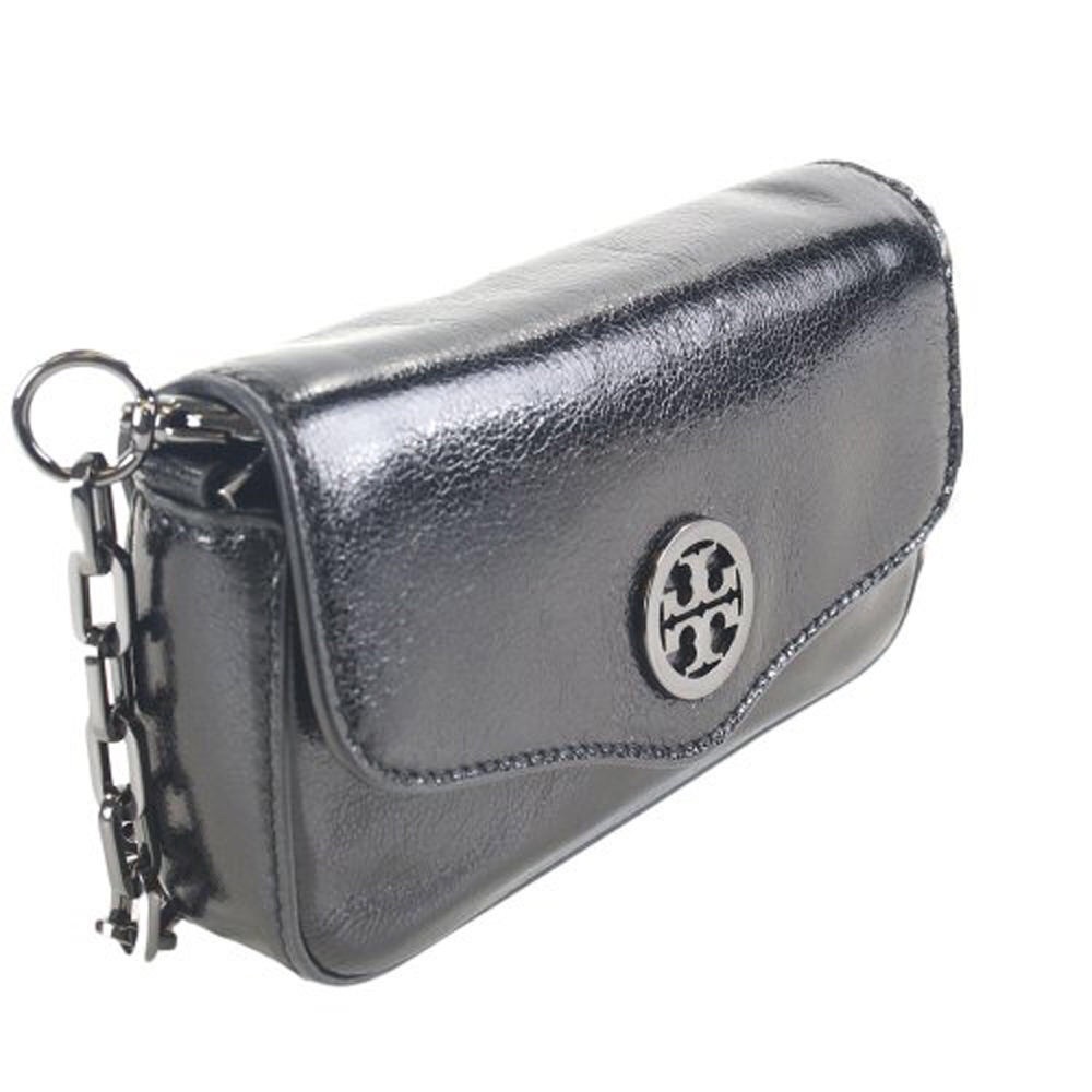 Tory Burch Crinkle Leather Classic Clutch