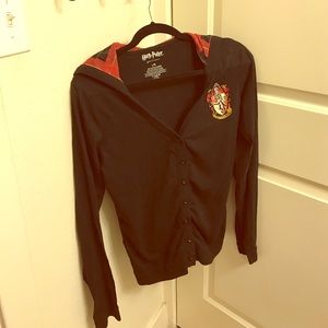 Harry Potter Gryffindor hoodie cardigan/sweater