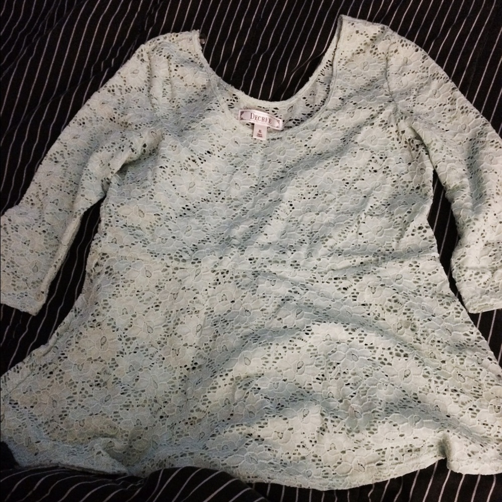 Decree lace top