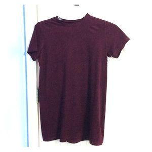 Maroon dress body con