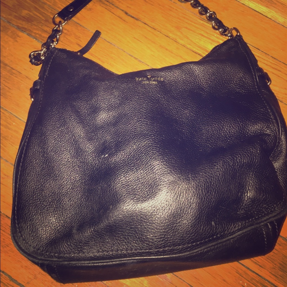 Black hobo Kate Spade leather bag