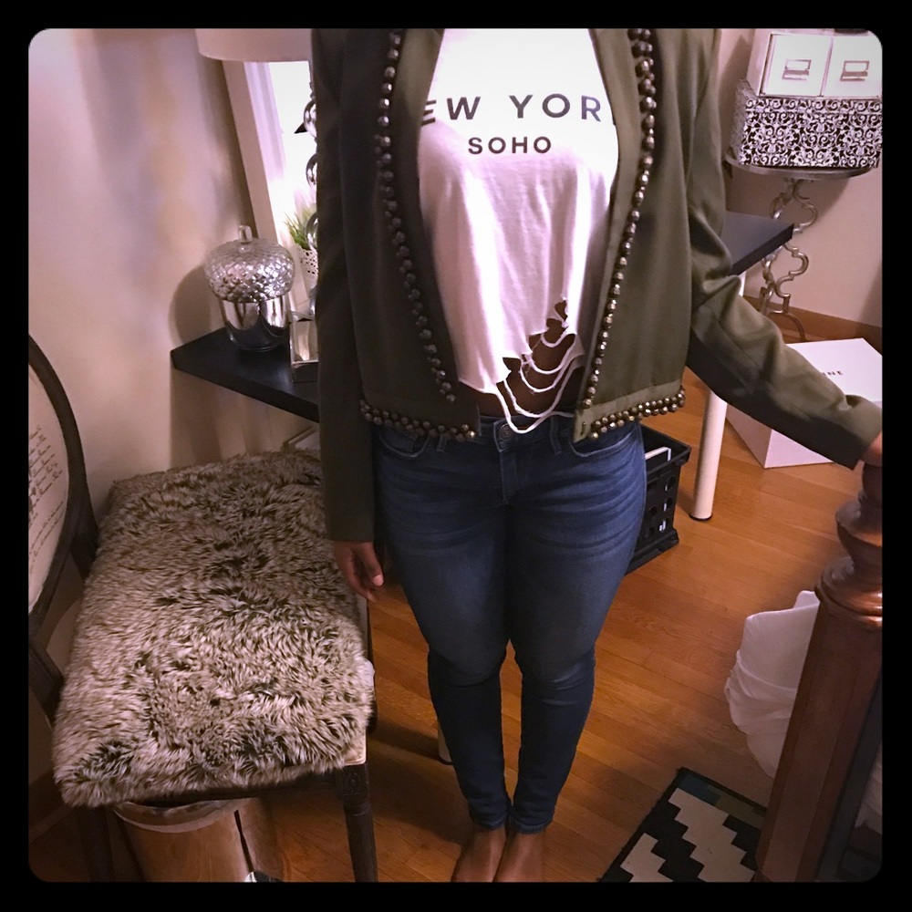 Army Green Blazer