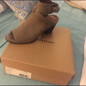 Lucky Brand Tan Sandal Boot