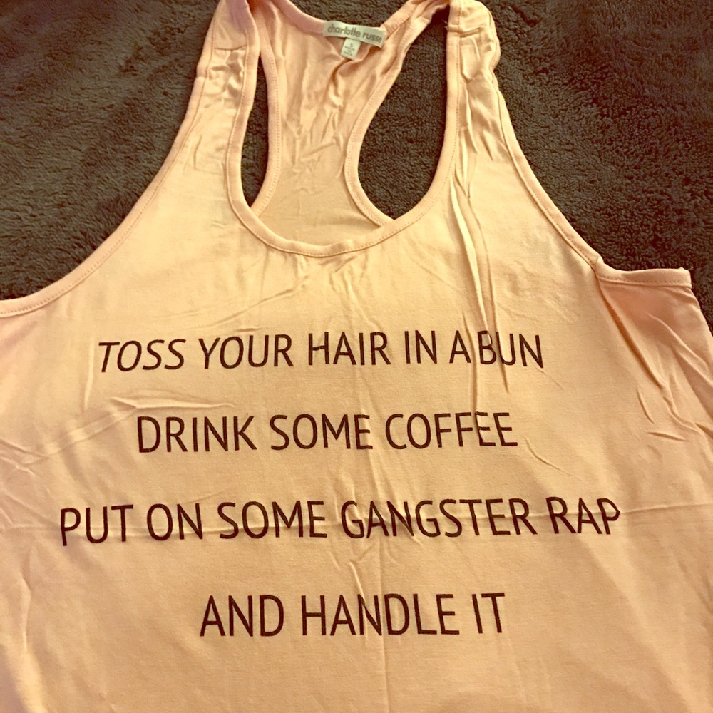 Loose Tank Top Graphic Tee