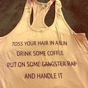 Loose Tank Top Graphic Tee