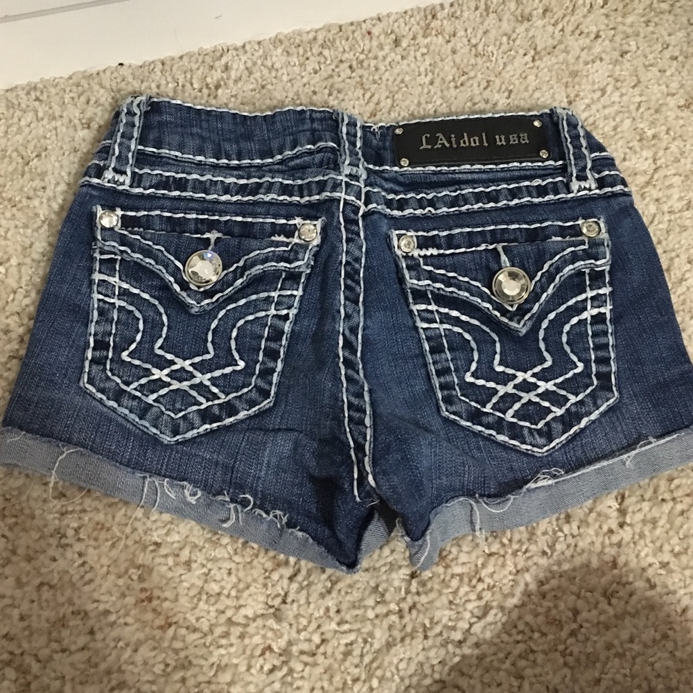 la idol jean shorts