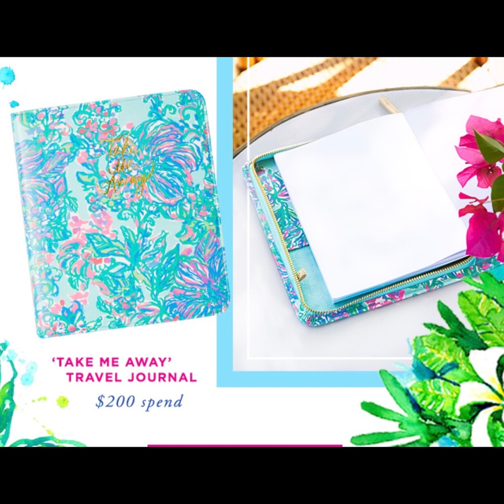* SOLD* Lilly Pulitzer Take Me Away Travel Journal - Picture 1 of 1